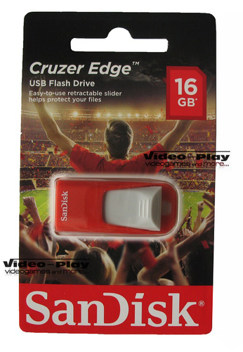 PENDRIVE SANDISK 16GB CRUZER EDGE - CZERWONY na Arena.pl
