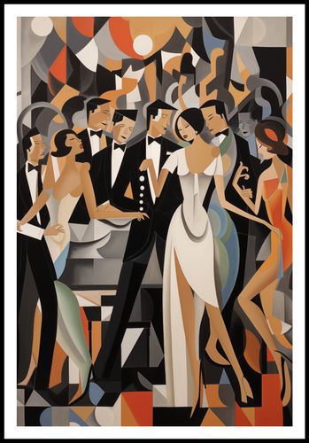 Plakat 68x101cm Bal w Art Deco na Arena.pl