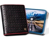 skórzany, sportowy portfel męski - peterson