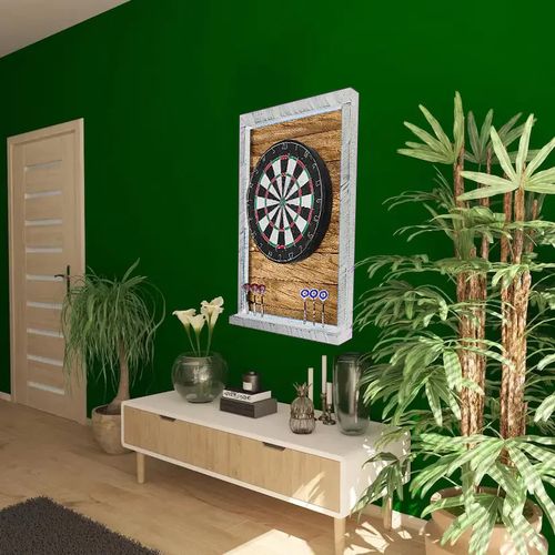 Tablica Drewniana John Paddle do Darta Retro Vintage White na Arena.pl