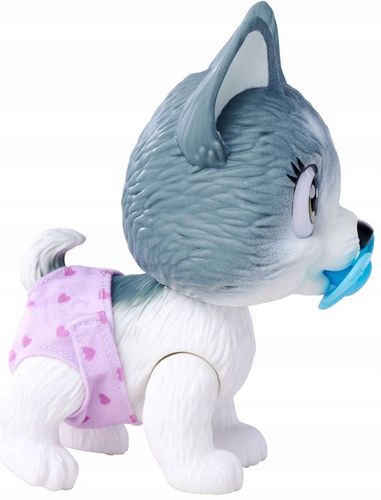 PAMPER PETZ PIESEK HUSKY PIJE SIKA PIELUSZKOWY GANG 20 CM + BUTELKA SMOCZEK na Arena.pl