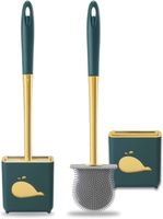 Silikonowa Szczotka do Toalety z Podstawką 2szt