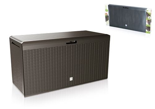 Skrzynia Ogrodowa BOXE RATAN PLUS 2w1 Antracyt na Arena.pl