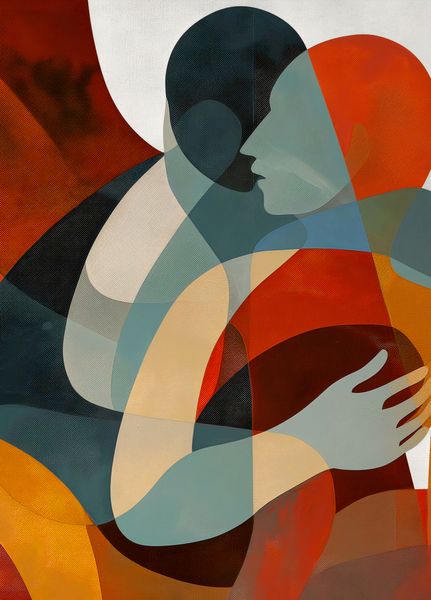 Plakat 39,5x55cm Objęcia zdjęcie 1