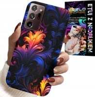 ETUI DO SAMSUNG NOTE 20 ULTRA - ABSTRAKCYJNE KOLOROWE WZORY + FOLIA