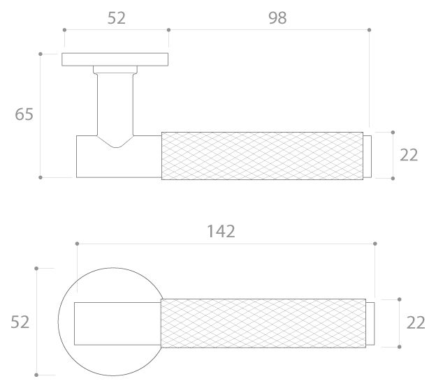 KLAMKA DRZWIOWA PREMIUM TIME R SL KOLOR CZARNY zdjęcie 3