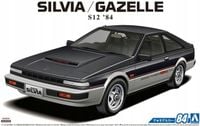 AOSHIMA 1984 NISSAN SILVIA S12 TURBO RS-X/GAZELLE TURBO RS-X 1:24