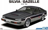 AOSHIMA 1984 NISSAN SILVIA S12 TURBO RS-X/GAZELLE TURBO RS-X 1:24