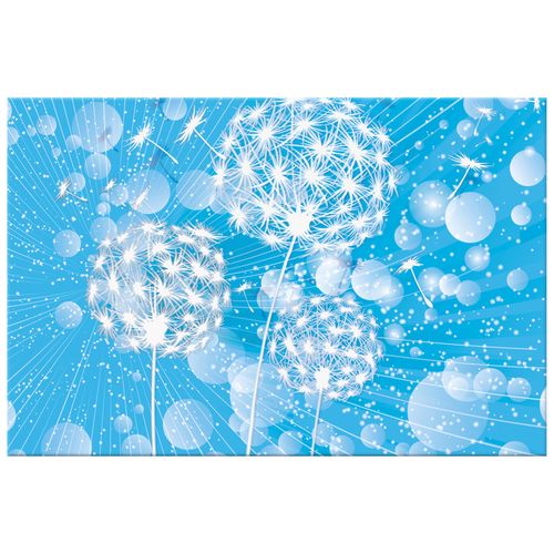 Obraz 60X40 Dmuchawce Abstrakcja Błękitne Tle na Arena.pl