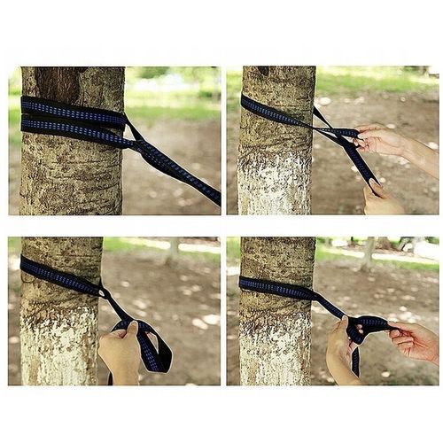 PASY DO MOCOWANIA HAMAKA, 2 SZTUKI, PASY Z 2 KARABIŃCZYKAMI, NA KEMPING na Arena.pl