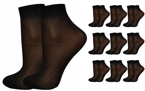 Skarpetki rajstopowe damskie cienkie stopki LYCRA 35-42 wybór kolorów 50 pa na Arena.pl