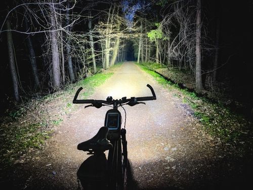 Lampka rowerowa mocna światło PRZÓD TYŁ na kierownice iLIGHT USB ZESTAW na Arena.pl