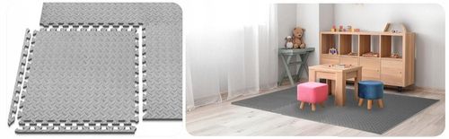 MATA PUZZLE POD SPRZĘT DO ĆWICZEŃ 6 SZT 2.16m2 OCHRONNA PODŁOGA NA SIŁOWNI na Arena.pl