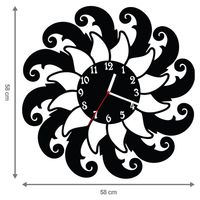 ZEGAR ŚCIENNY ABSTRAKCJA 58cm XXL 159.11
