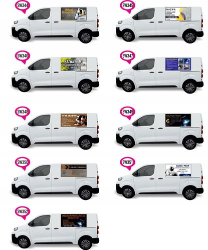 Naklejka Folia na samochód auto reklamowa różne wzory BIURO RACHUNKOWE na Arena.pl