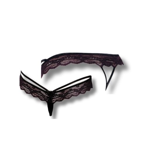 Stringi z pikantną dziurką S/M zdjęcie 4