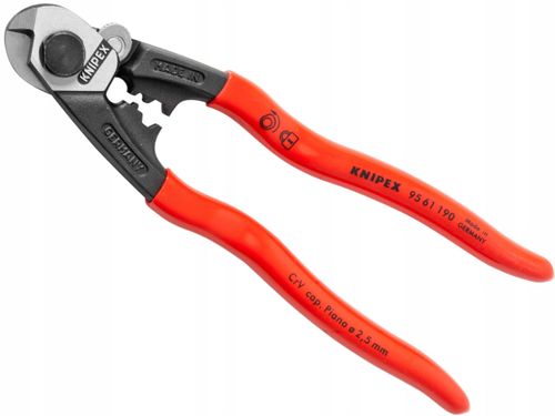 NOŻYCE DO LIN STALOWYCH 95 61 190 KNIPEX na Arena.pl