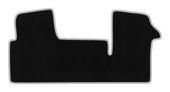 Dywanik welurowy Opel Movano B 2010-2022 czarno-srebrny 1 szt.