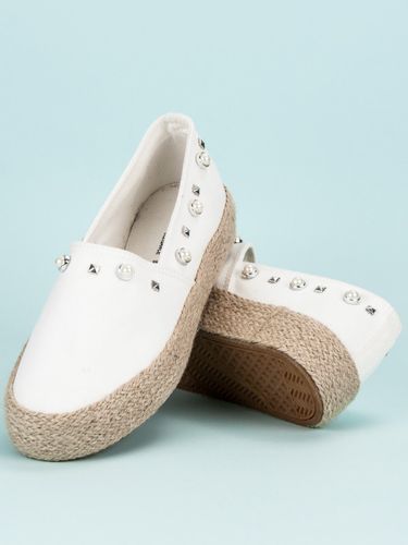 BIAŁE ESPADRYLE Rozmiar - 38 na Arena.pl