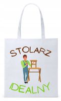 Dla Stolarza Na Prezent Torba Eco Biała Shopper Z Nadrukiem Ze Zdjęciem