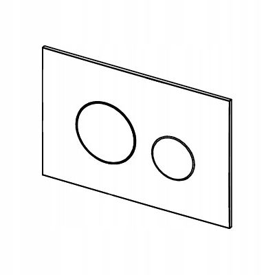 Przycisk spłukujący do WC Tece Loop biały połysk 9240920 zdjęcie 14