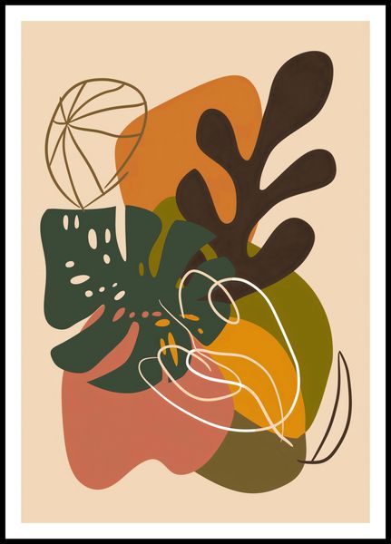 Plakat 68x98cm Leśna Kompozycja zdjęcie 3