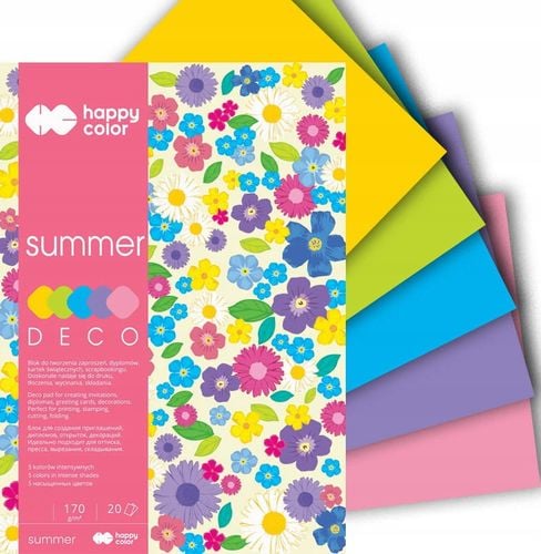 blok deco summer a4/20k, 170g, 5 kol. 0682 na Arena.pl