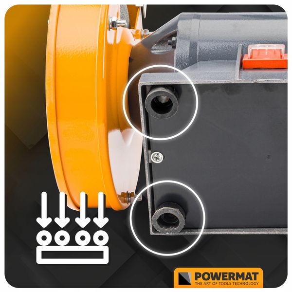 SZLIFIERKA STOŁOWA KAMIENIOWA TAŚMOWA 2W1 1850W PM-SS-1850M-2W1 zdjęcie 11