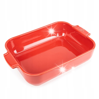 Peugeot Naczynie ceramiczne Appolia 32x21cm czerwone