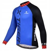 Koszulka Rowerowa Kolarska Męska Z Długim Rękawem Przewiewna X-TIGER Pro S