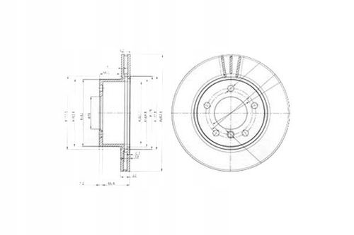 TARCZA HAM PRZOD 284X22 V na Arena.pl