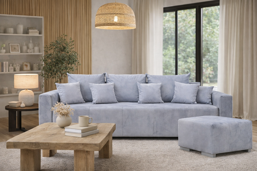 Kanapa z funkcją spania Sofa do salonu EMA na Arena.pl