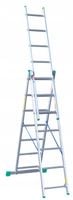 DRABINA ALUMINIOWA 3-ELEMENTOWA 420CM 4207 DRABEX