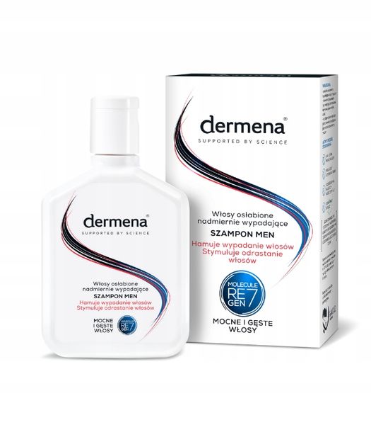 DERMENA MEN Szampon, 200 ml zdjęcie 1