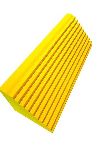 PUŁAPKA BASOWA ĆWIERĆWALEC WYGŁUSZENIE | Wys.100 cm | R: 200 mm Żółta na Arena.pl