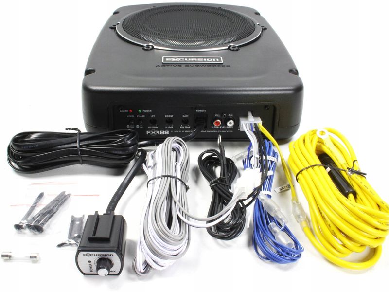 Tuba Subwoofer Pod Siedzenie Excursion 500W zdjęcie 2
