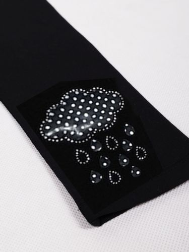 Legginsy dziewczęce getry długie z aplikacją 3D chmurka 122-128 YOCLUB na Arena.pl