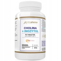 VitaCholine 300mg + Inozytol 300mg CHOLINA WZCMOCNIJ PAMIĘĆ WĄTROBA 90 tab