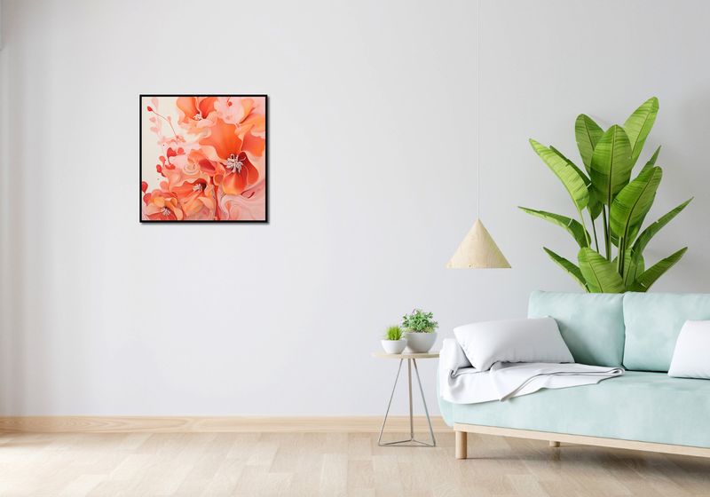 Plakat 60x60cm Płynąca Pasja zdjęcie 4