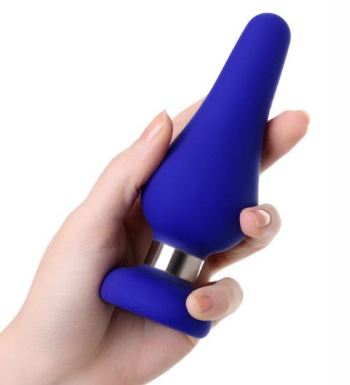 Silikonowy plug analny Violet zdjęcie 1