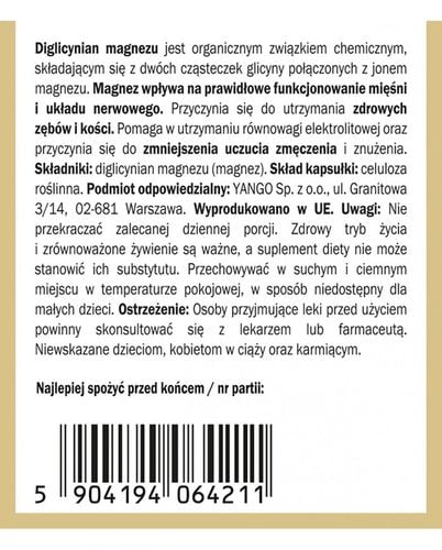Yango - Diglicynian magnezu 90 kapsułek na Arena.pl