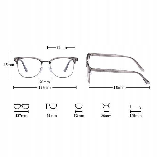 SOLIDNE Okulary Zerówki do KOMPUTERA Blue Light OPRAWKI Męskie/Damskie FLEX na Arena.pl