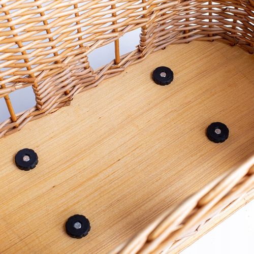 KOSZ ROWEROWY WIKLINOWY NA BAGAŻNIK TRANSPORTER TYLNY KOSZYK DLA PODUSZKA na Arena.pl