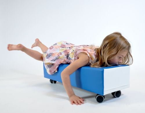 jeździk Long Dady niebieski MAŁPISZON na Arena.pl