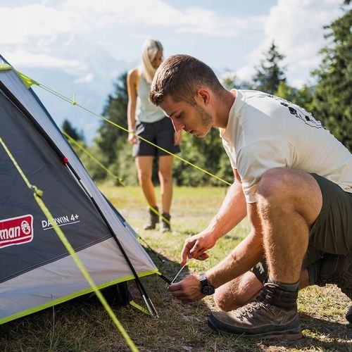 Namiot kempingowy 4-osobowy Coleman Darwin 4+ black/grey OS na Arena.pl