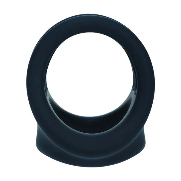 Silicone Cock And Ball Harness - Black zdjęcie 5