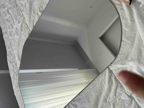 Designerskie Lustro ścienne asymetryczne 55x85 cm na Arena.pl