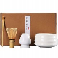 ZESTAW PREZENTOWY DO HERBATY MATCHA ZESTAW MIOTEŁ MATCHA Z TRZEPACZKĄ