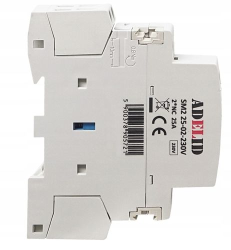 STYCZNIK MODUŁOWY 25-02 230V 20A 25A 1P 2NC 1-FAZ na Arena.pl