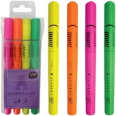 Zakreślacze Neonowe 4 Kolory Academy